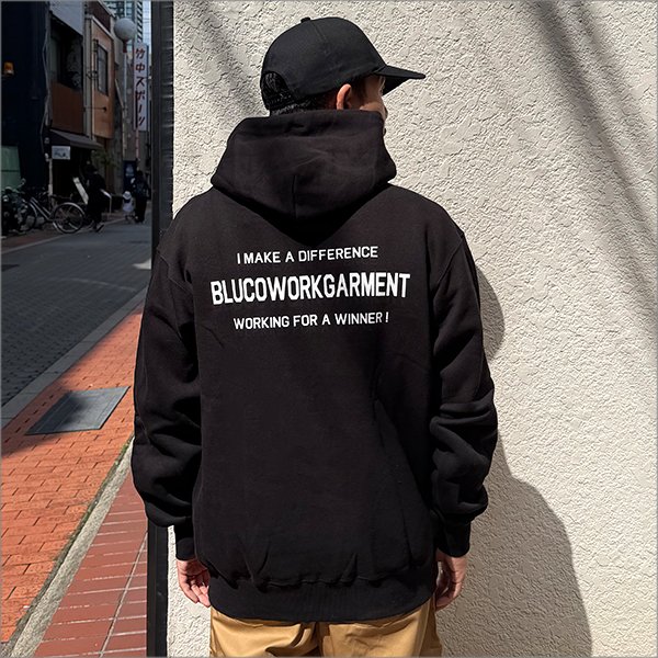 画像3: 【送料無料】BLUCO ブルコ スウェットフーディー -TICKET- BLACK (3)