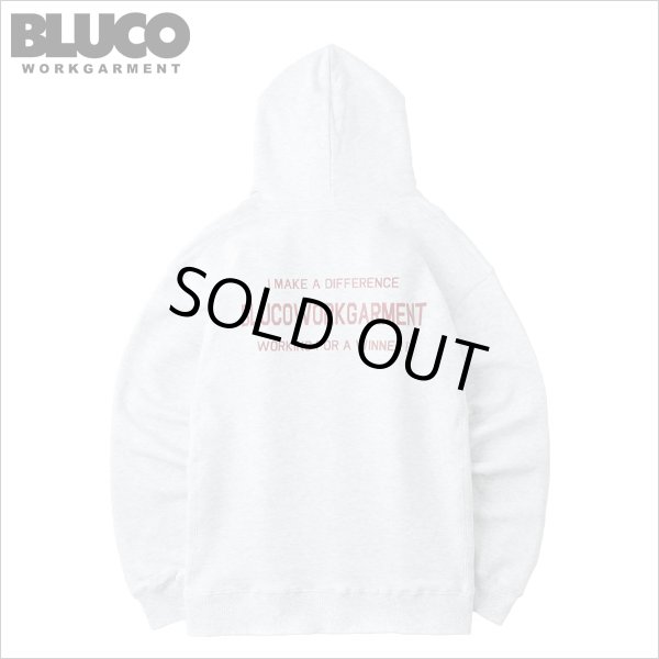 画像1: 【送料無料】BLUCO ブルコ スウェットフーディー -TICKET- ASH (1)