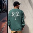 画像3: 【送料無料】スウェットシャツ -BONES- GREEN (3)