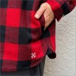画像5: 【送料無料】BLUCO ブルコ ヘビーフランネルチェックシャツ -BLOCK- RED (5)