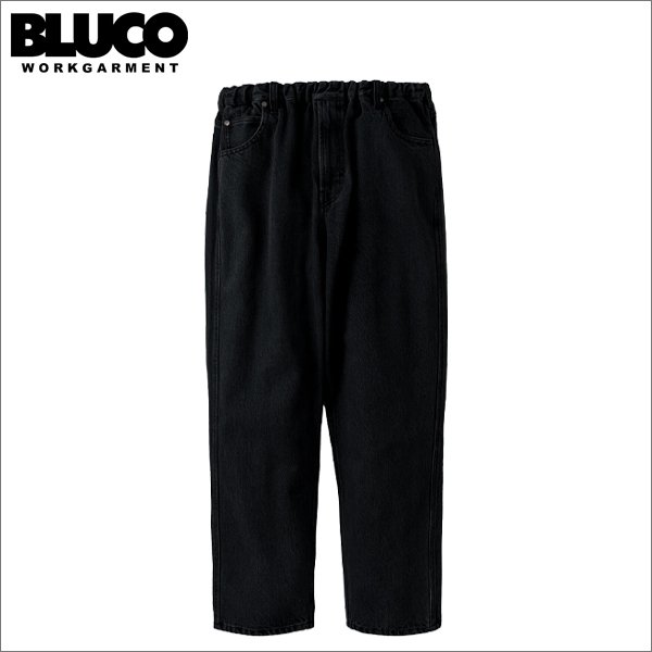画像1: 【送料無料】BLUCO ブルコ ジャパンデニム イージーカウボーイパンツ BLACK ONE WASH (1)
