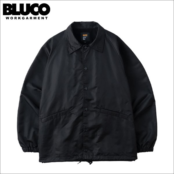 画像1: 【送料無料】BLUCO ブルコ スタンダード コーチジャケット BLACK (1)