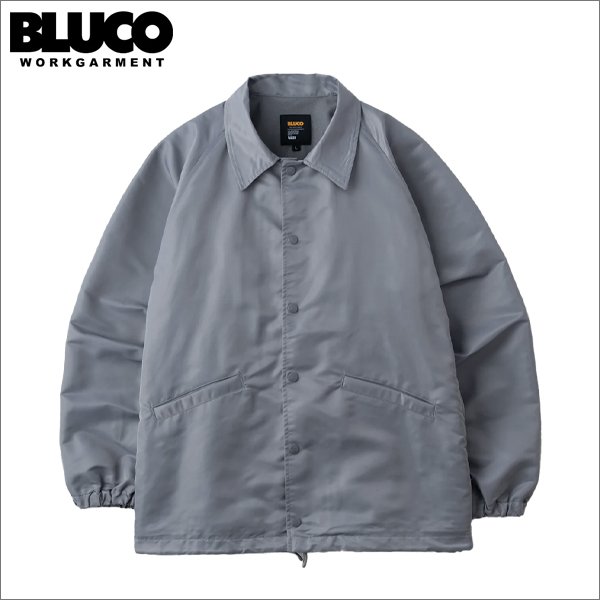 画像1: 【送料無料】BLUCO ブルコ スタンダード コーチジャケット GRAY (1)