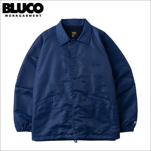 画像1: 【送料無料】BLUCO ブルコ スタンダード コーチジャケット NAVY (1)