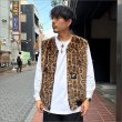 画像3: 【送料無料】BLUCO ブルコ リバーシブルファーベスト LEOPARD/BLACK (3)
