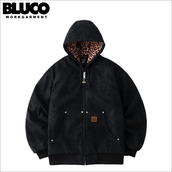画像1: 【送料無料】BLUCO×PANTYDROPPER  シンセティックレザー アクティブジャケット BLACK (1)