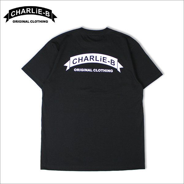 画像1:  CharlieB チャーリービー Arch Tシャツ BLACK (1)