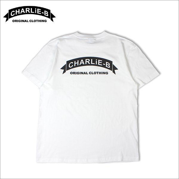 画像1:  CharlieB チャーリービー Arch Tシャツ WHITE (1)