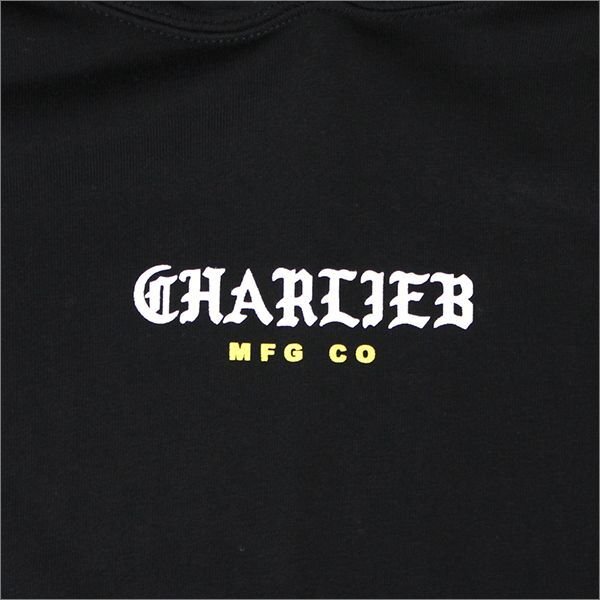 画像4: 【40%OFF】【送料無料】CharlieB チャーリービー BLKLT P/Oパーカー BLACK (4)
