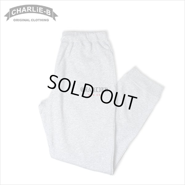 画像1: 【送料無料】CharlieB チャーリービー BLKLT スウェットパンツ GRAY (1)