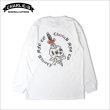 画像1:  CharlieB チャーリービー Skull Dagger L/S Tシャツ WHITE (1)