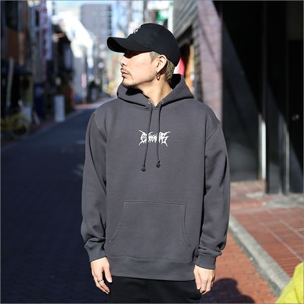 画像3: 【40%OFF】【送料無料】CharlieB チャーリービー DM Logo P/Oパーカー SUMI (3)