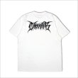 画像2: CharlieB チャーリービー DM Logo Tシャツ WHITE (2)