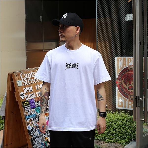 画像3: 【50％OFF】CharlieB チャーリービー DM Logo Tシャツ WHITE (3)