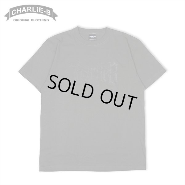 画像1: 【50％OFF】CharlieB チャーリービー Vintage Logo Tシャツ SUMI (1)