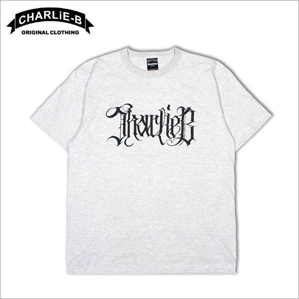 画像1: CharlieB チャーリービー Vintage Logo Tシャツ ASH (1)