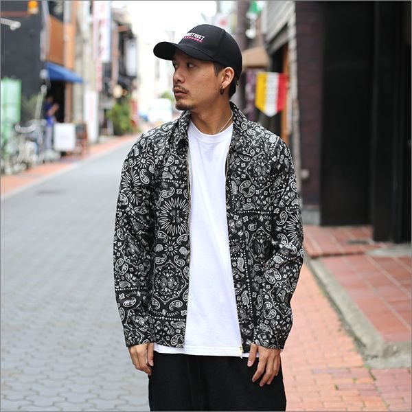画像3: 【送料無料】COOKMAN クックマン Delivery JKT PAISLEY BLACK (3)