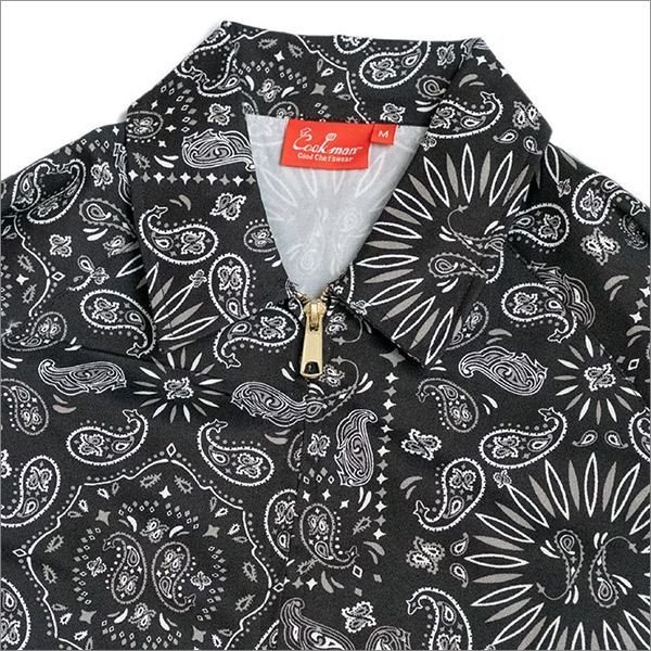 画像4: 【送料無料】COOKMAN クックマン Delivery JKT PAISLEY BLACK (4)