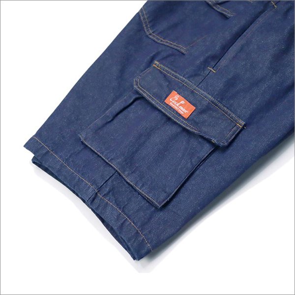 画像4: 【送料無料】COOKMAN クックマン Chef カーゴショーツ DENIM (4)