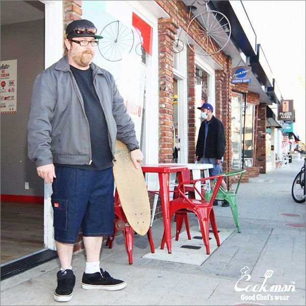 画像5: 【送料無料】COOKMAN クックマン Chef カーゴショーツ DENIM (5)