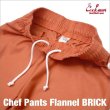 画像4: 【送料無料】COOKMAN クックマン Chef パンツ フランネル BRICK (4)