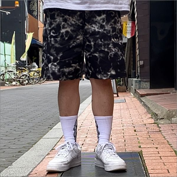 画像2: COOKMAN クックマン Chef ショーツ MARBLE BLACK (2)