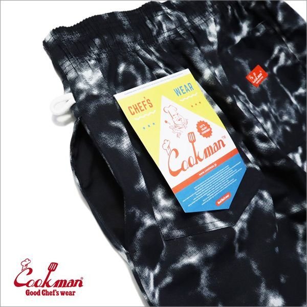 画像3: COOKMAN クックマン Chef ショーツ MARBLE BLACK (3)