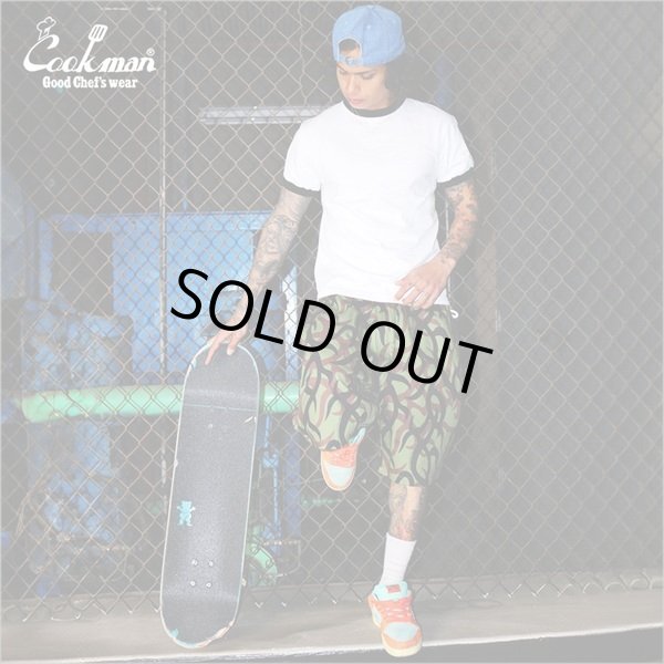 画像6: COOKMAN クックマン Chef ショーツ TRIBAL CAMO OLIVE (6)