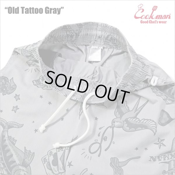 画像3: COOKMAN クックマン Chef ショーツ Old Tattoo GRAY (3)