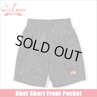 COOKMAN ペンキ スプラッシュ オフホワイト ショートパンツ ハーフパンツ | [Cookman] クックマン Chef Short Pants シェフパンツ
