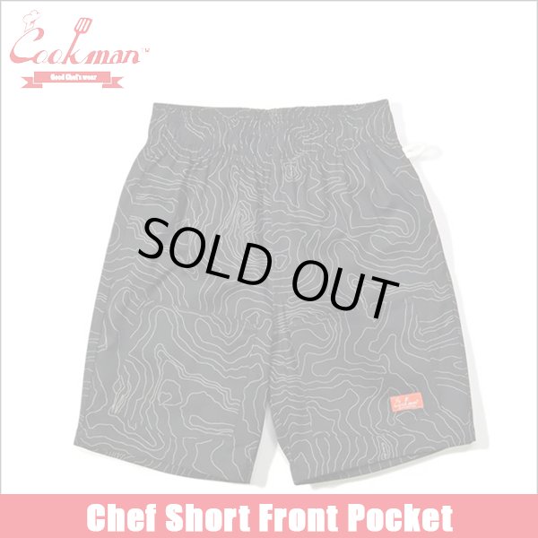 画像1: COOKMAN クックマン Chef ショーツ Front Pocket Big Bear BLACK (1)