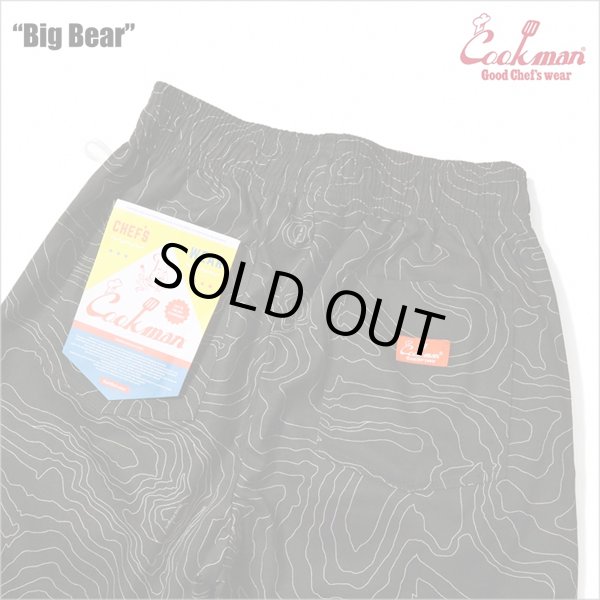 画像5: COOKMAN クックマン Chef ショーツ Front Pocket Big Bear BLACK (5)