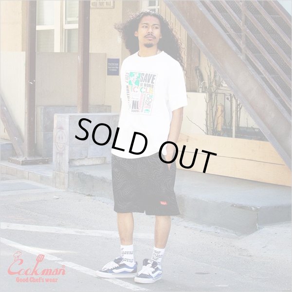 画像6: COOKMAN クックマン Chef ショーツ Front Pocket Big Bear BLACK (6)