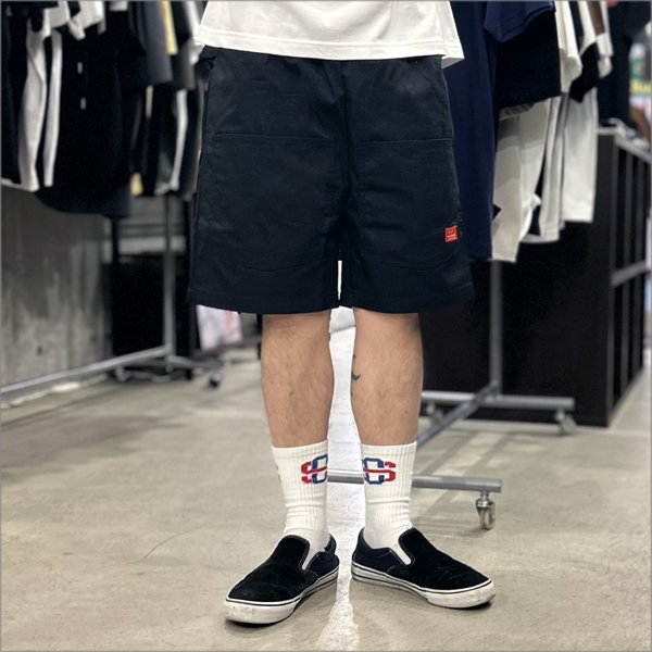 画像2: COOKMAN クックマン Chef ショーツ Front Pocket Ripstop BLACK (2)