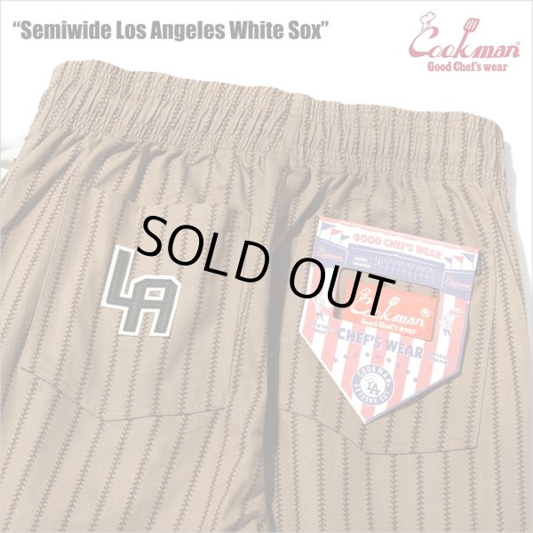 画像4: 【送料無料】COOKMAN クックマン Semiwide Chef パンツ Negro Leagues LA White Sox (4)