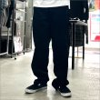 画像2: 【送料無料】COOKMAN クックマン Carpenter's パンツ Corduroy BLACK (2)