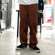 画像2: 【送料無料】COOKMAN クックマン Carpenter's パンツ Corduroy BROWN (2)
