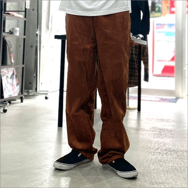 画像2: 【送料無料】COOKMAN クックマン Carpenter's パンツ Corduroy BROWN (2)