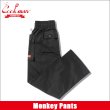 画像1: 【送料無料】COOKMAN クックマン Monkey パンツ Herringbone BLACK (1)