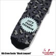 画像3: COOKMAN クックマン Rib Crew Socks Black Leopard (3)