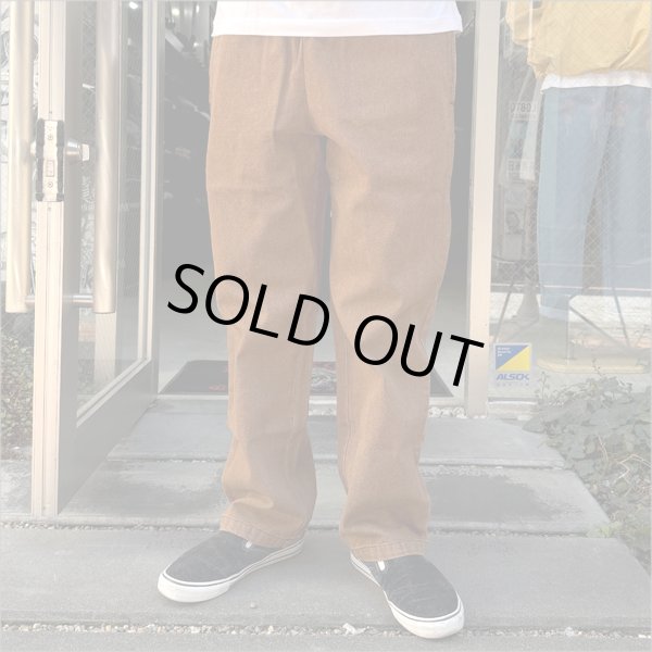 画像2: 【送料無料】COOKMAN クックマン Semiwide Chef パンツ DENIM BROWN (2)