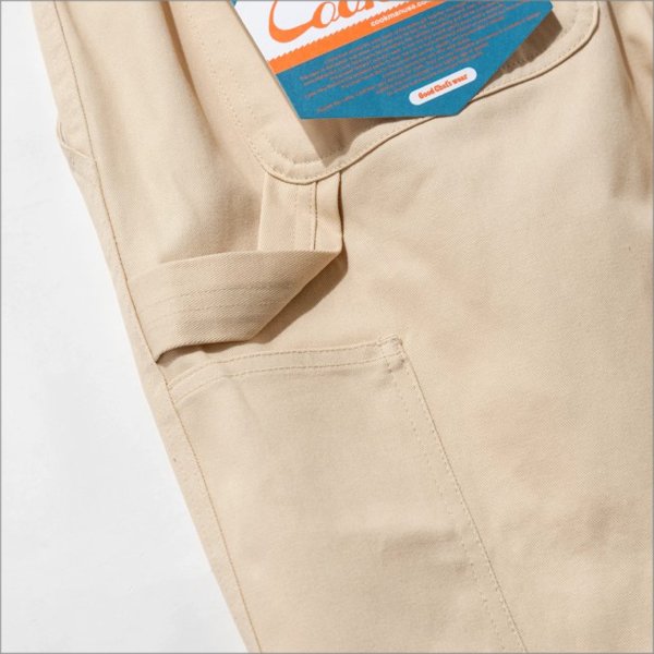 画像4: 【送料無料】COOKMAN クックマン Carpenter's ショーツ CREAM (4)