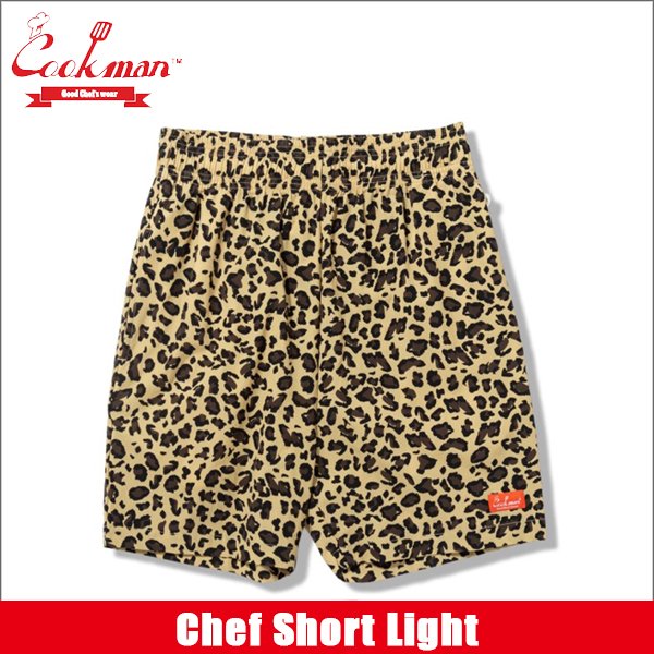 画像1: 【送料無料】COOKMAN クックマン Chef ショーツ Light Leopard BEIGE (1)