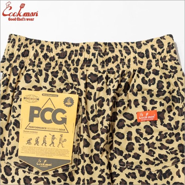 画像4: 【送料無料】COOKMAN クックマン Chef ショーツ Light Leopard BEIGE (4)