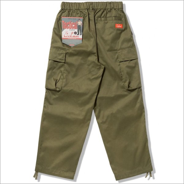 画像4: 【送料無料】COOKMAN クックマン Tactical Cargo パンツ OLIVE (4)