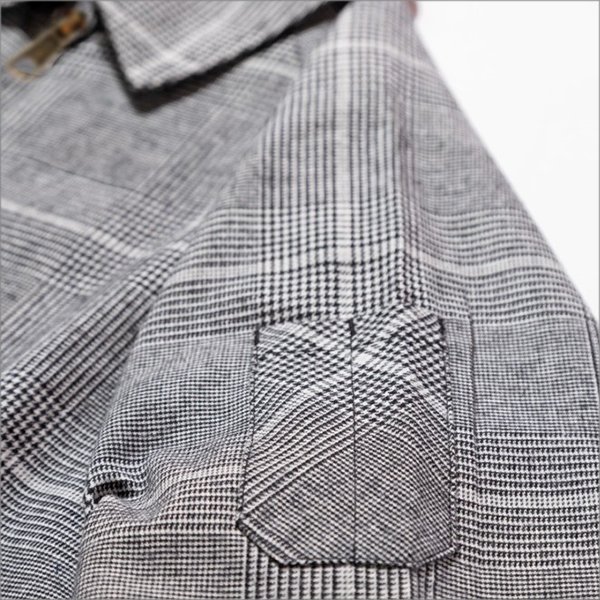 画像7: 【送料無料】COOKMAN クックマン Delivery JKT With Lining Glen Check BLACK (7)
