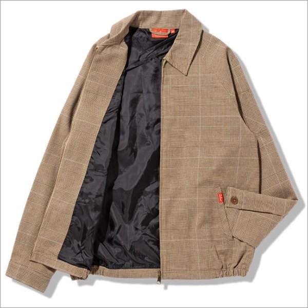 画像4: 【送料無料】COOKMAN クックマン Delivery JKT With Lining Glen Check BROWN (4)