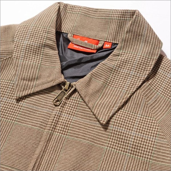 画像5: 【送料無料】COOKMAN クックマン Delivery JKT With Lining Glen Check BROWN (5)