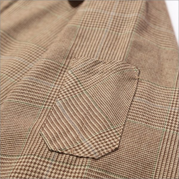 画像7: 【送料無料】COOKMAN クックマン Delivery JKT With Lining Glen Check BROWN (7)
