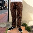画像2: 【送料無料】COOKMAN クックマン Semiwide Chef パンツ コーデュロイ Paisley BROWN (2)